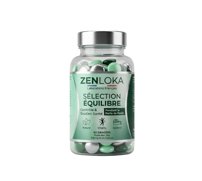 Flacon du complément alimentaire Zenloka